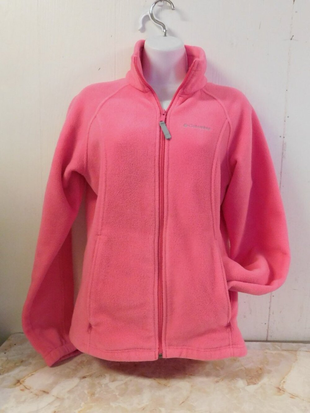 Columbia Womens Fleece Jacket sz M PINK
